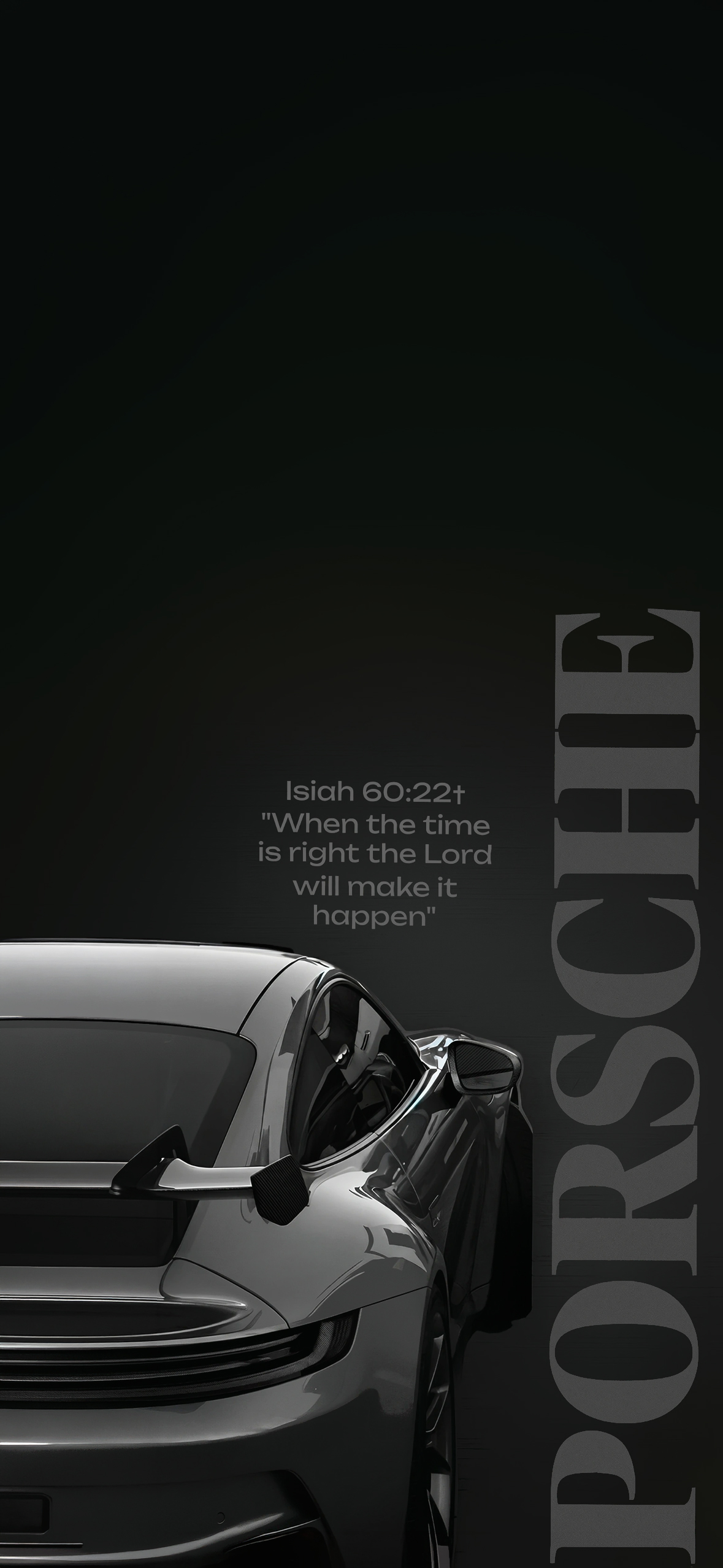 Sleek Porsche Rear Wallpaper Sleek Porsche Rear Wallpaper — 1179×2556 HD wallpaper