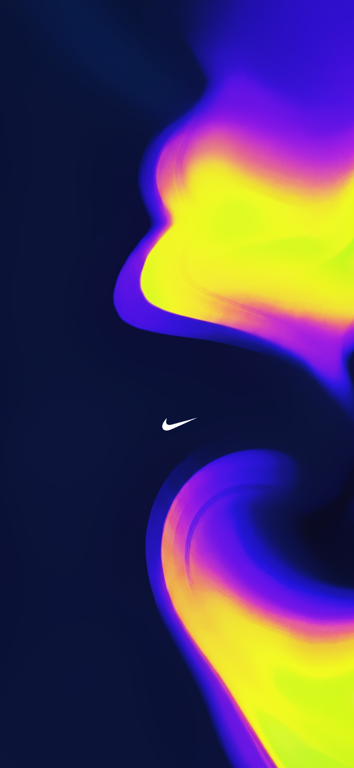 Nike Neon Fluid Abstract Wallpaper Nike Neon Fluid Abstract Wallpaper — 1179×2556 HD wallpaper