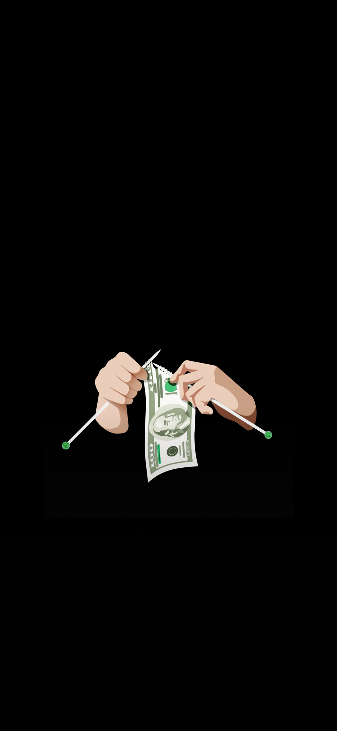 Knitting Money Bill Wallpaper Knitting Money Bill Wallpaper — 1179×2556 HD wallpaper