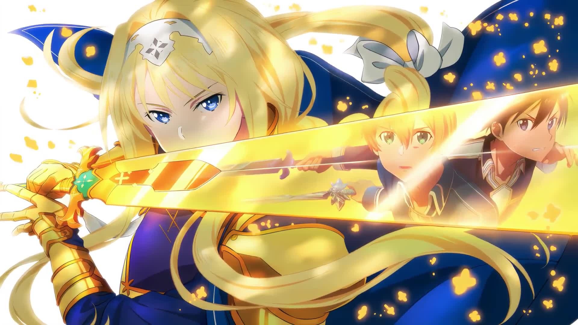 Alice Zuberg, Golden Osmanthus Sword, Alicization arc Alice Zuberg, Golden Osmanthus Sword, Alicization arc — 1920×1080 HD wallpaper