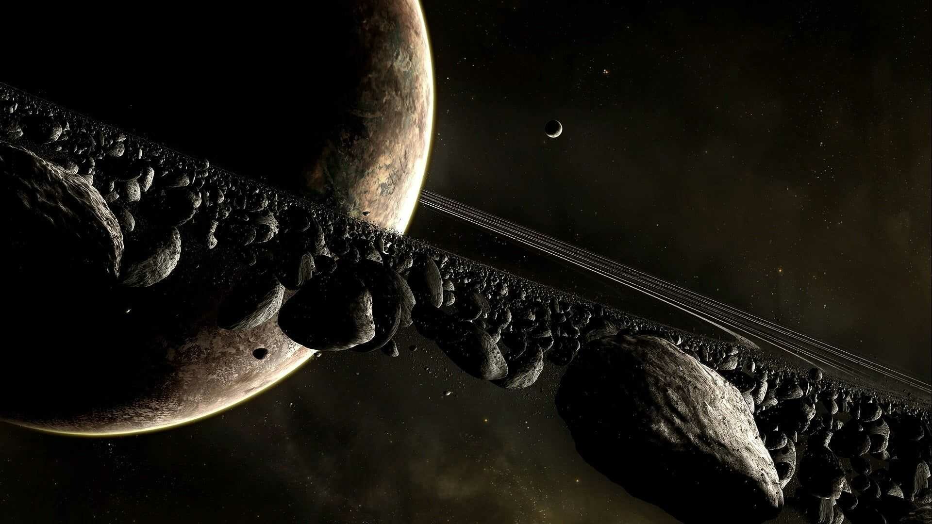 Asteroid belt, Meteors Wallpaper, Full HD Desktop Asteroid belt, Meteors Wallpaper, Full HD Desktop — 1920×1080 HD wallpaper