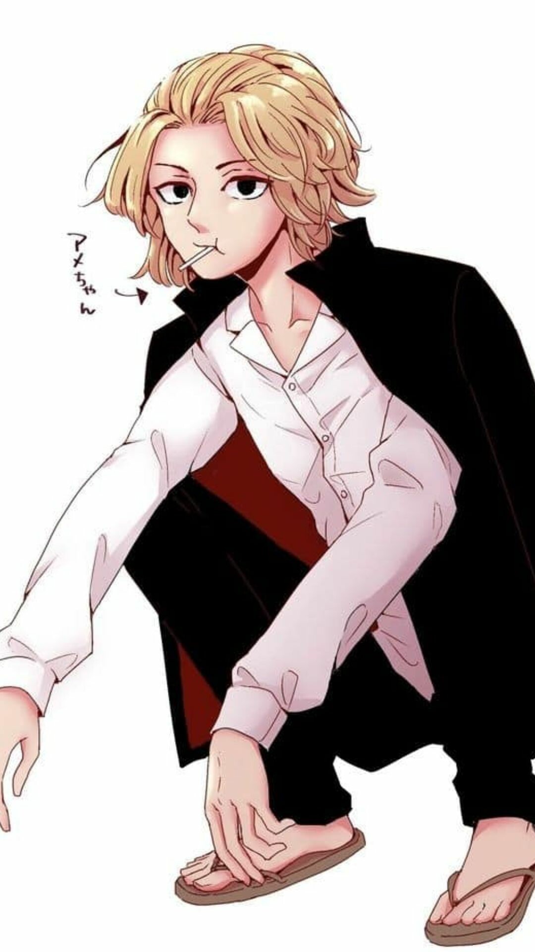Manjiro Sano Mikey, Tokyo Manji coat, Ame-chan lollipop Manjiro Sano Mikey, Tokyo Manji coat, Ame-chan lollipop — 1080×1920 HD wallpaper