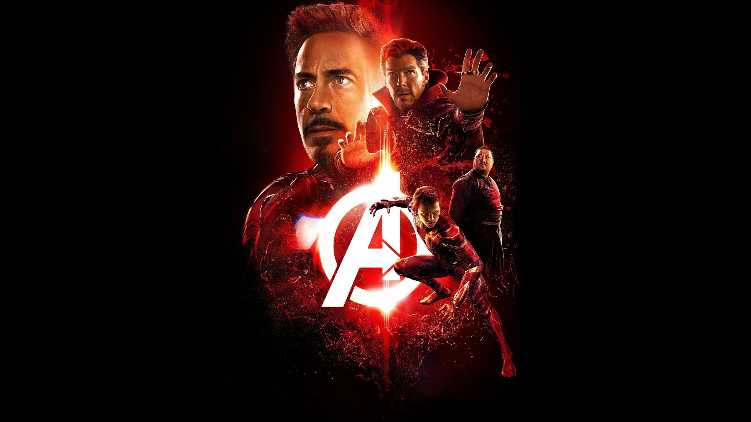Tony Stark, Doctor Strange, Iron Spider Tony Stark, Doctor Strange, Iron Spider — 2560×1440 HD wallpaper