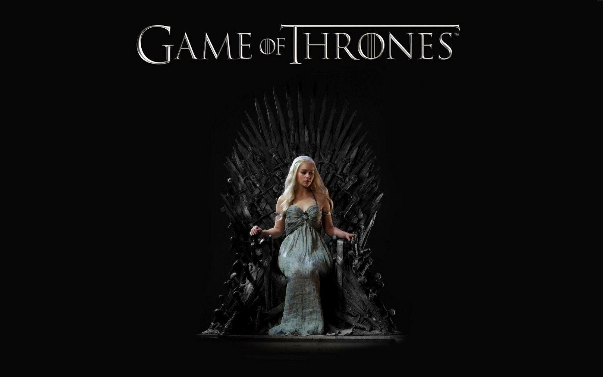 Daenerys Targaryen (Emilia Clarke), House Targaryen, Game of Thrones title logo, Iron Throne Daenerys Targaryen (Emilia Clarke), House Targaryen, Game of Thrones title logo, Iron Throne — 1920×1200 HD wallpaper