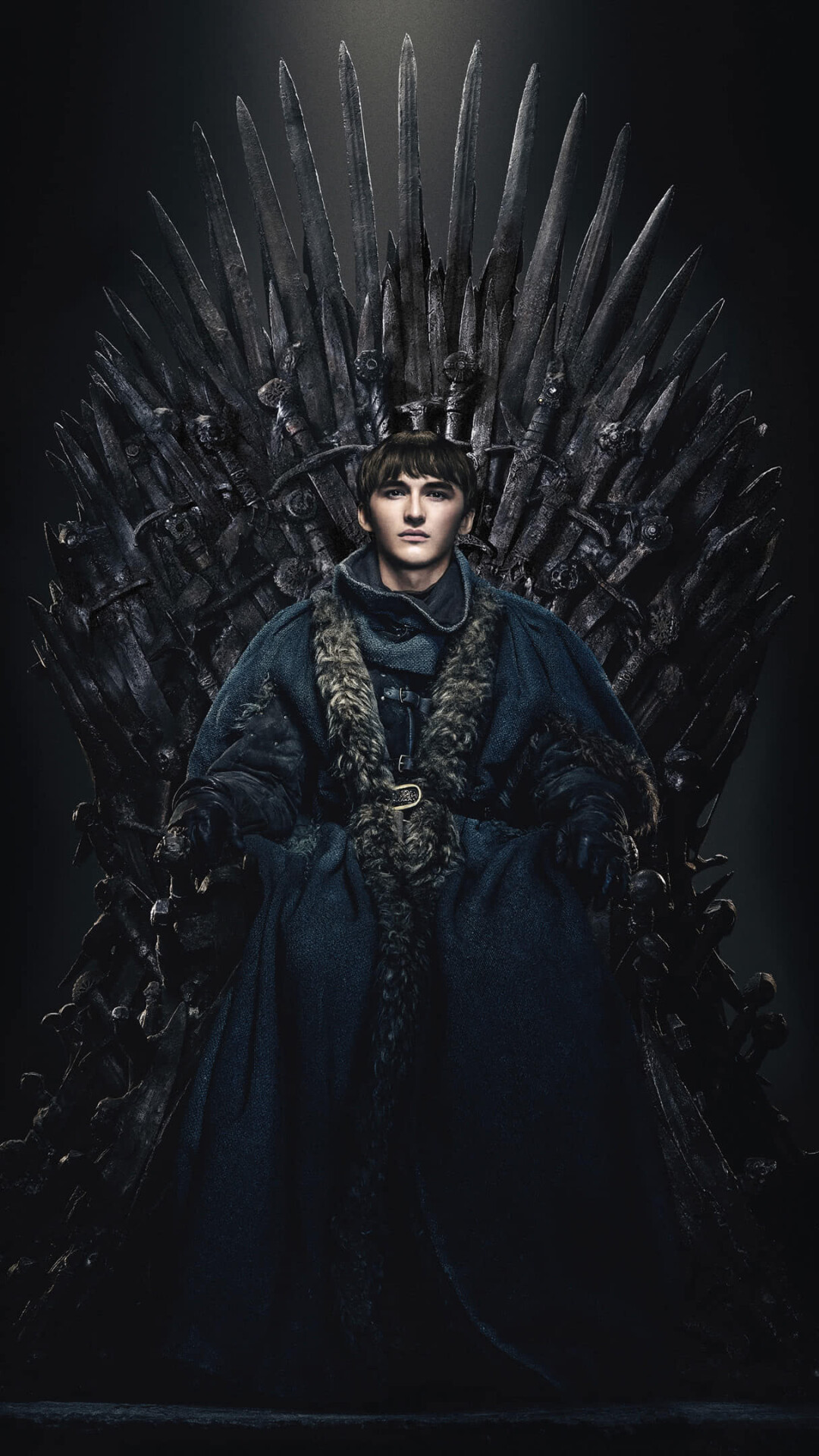 Bran Stark (Isaac Hempstead Wright), House Stark, Season 8 (2019) character poster, Iron Throne, King's Landing Bran Stark (Isaac Hempstead Wright), House Stark, Season 8 (2019) character poster, Iron Throne, King's Landing — 1080×1920 HD wallpaper