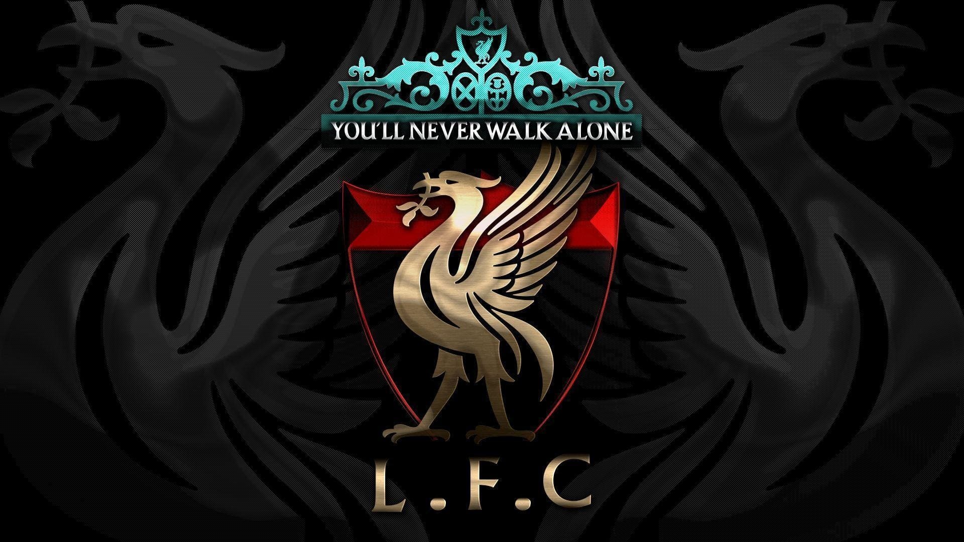Gold Liver Bird emblem, L.F.C. crest, Dark phoenix bird silhouettes Gold Liver Bird emblem, L.F.C. crest, Dark phoenix bird silhouettes — 1920×1080 HD wallpaper