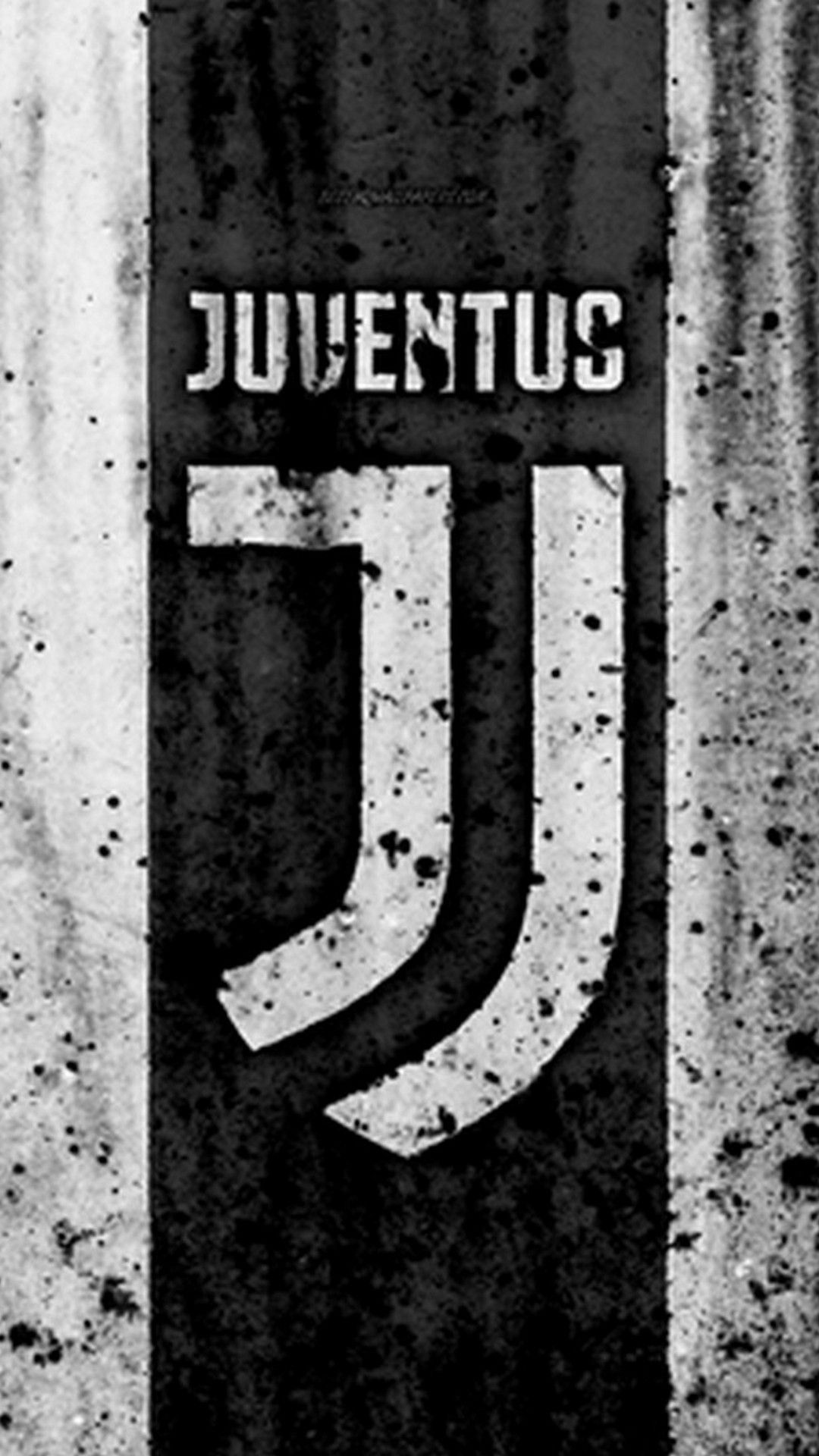 Juventus J logo, Juventus wordmark, Black white grunge stripes Juventus J logo, Juventus wordmark, Black white grunge stripes — 1080×1920 HD wallpaper