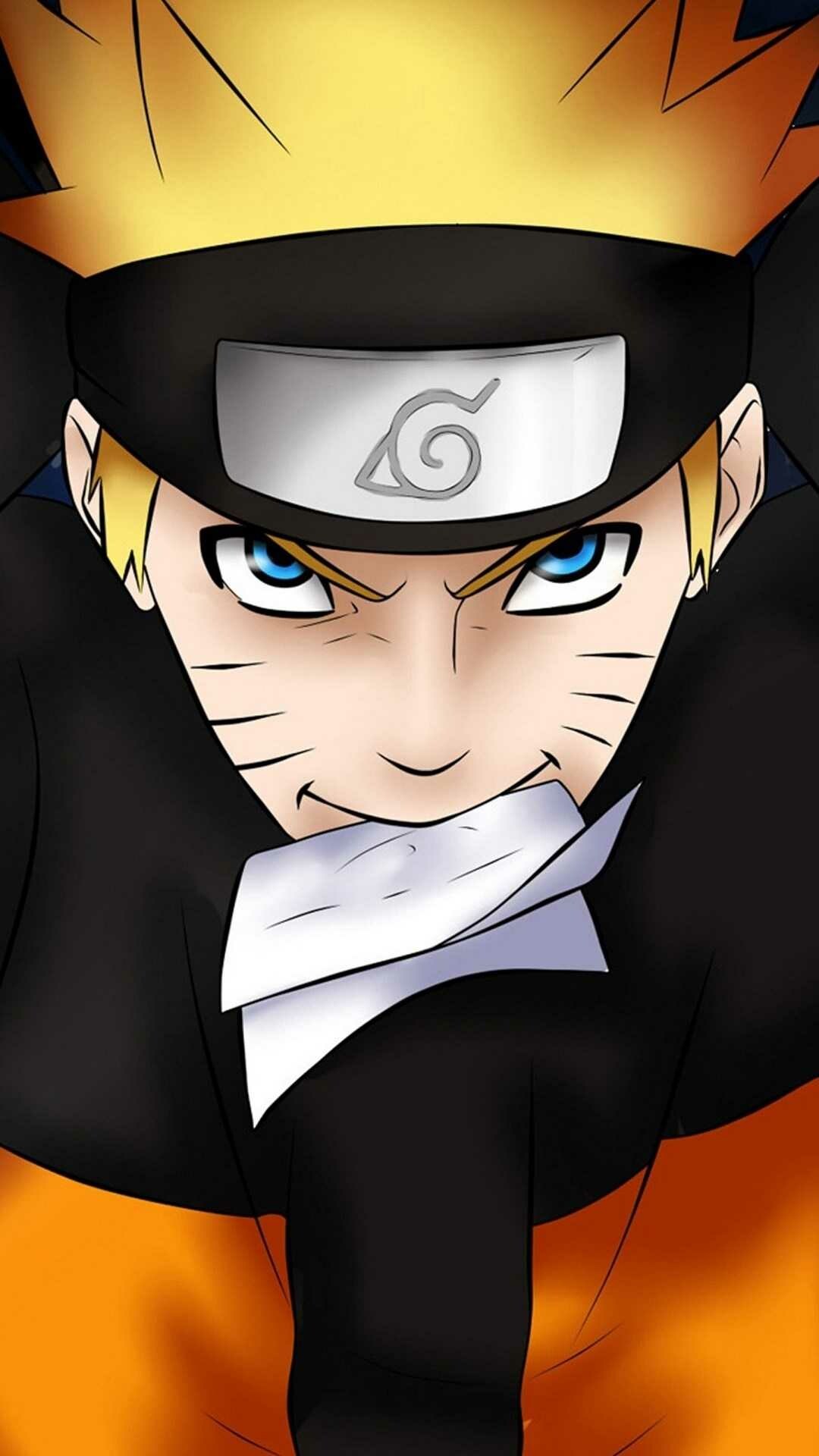 Naruto Uzumaki, Hidden Leaf headband, Nine-Tails chakra cloak Naruto Uzumaki, Hidden Leaf headband, Nine-Tails chakra cloak — 1080×1920 HD wallpaper
