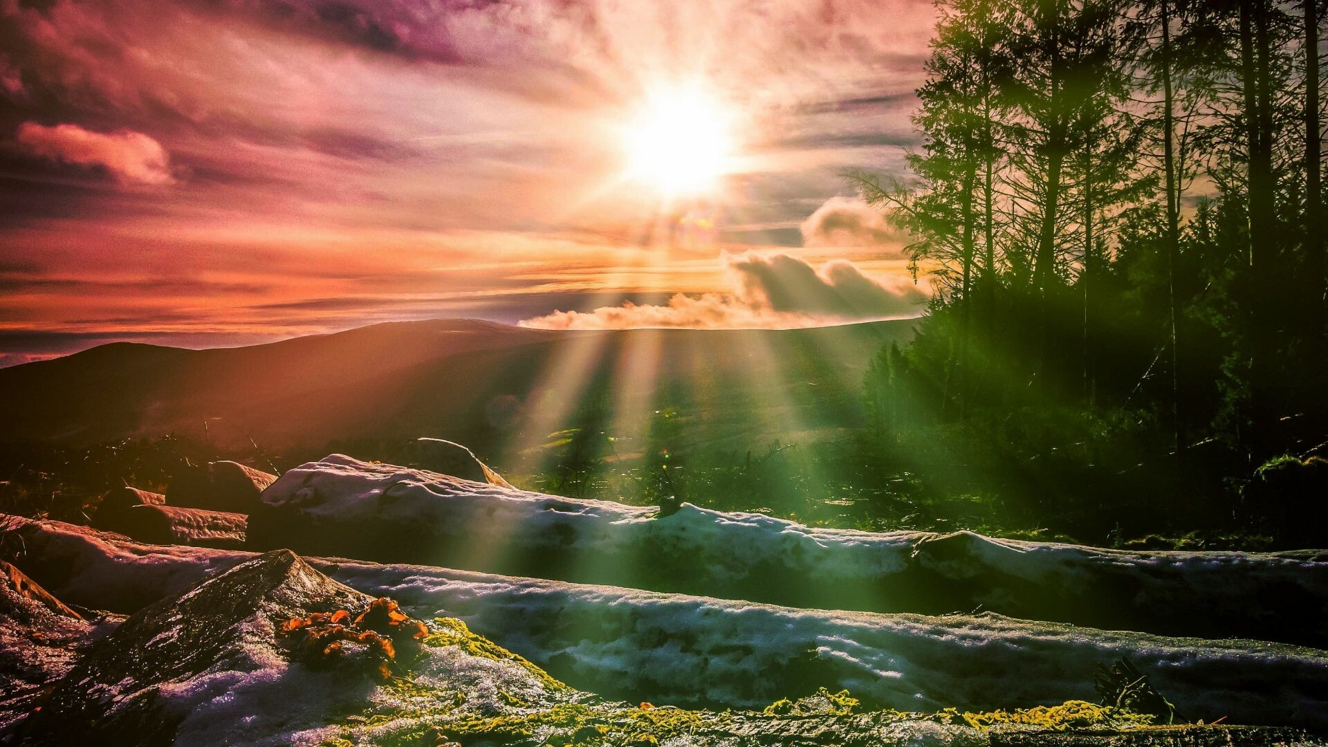 Ireland, Sunrises Wallpaper, Full HD Desktop Ireland, Sunrises Wallpaper, Full HD Desktop — 1920×1080 HD wallpaper