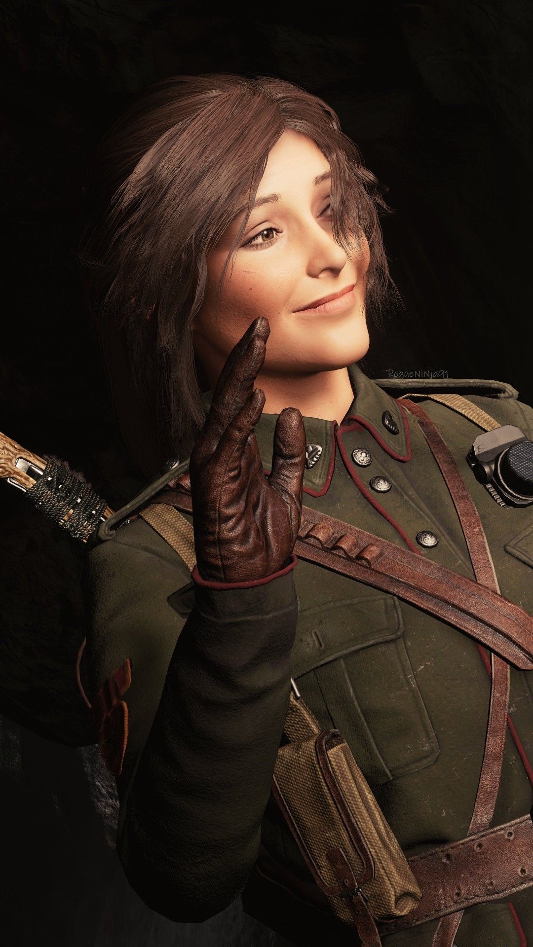 Lara Croft, Rise of the Tomb Raider (2015), Soviet uniform disguise Lara Croft, Rise of the Tomb Raider (2015), Soviet uniform disguise — 1080×1920 HD wallpaper