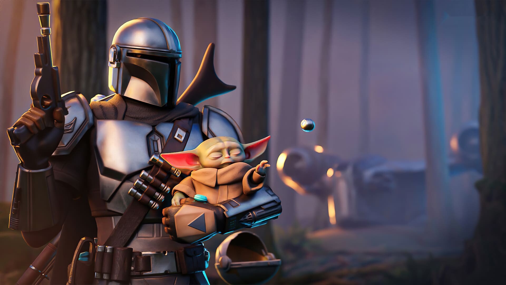 Fortnite, The Mandalorian Wallpaper, Full HD Desktop Fortnite, The Mandalorian Wallpaper, Full HD Desktop — 1920×1080 HD wallpaper