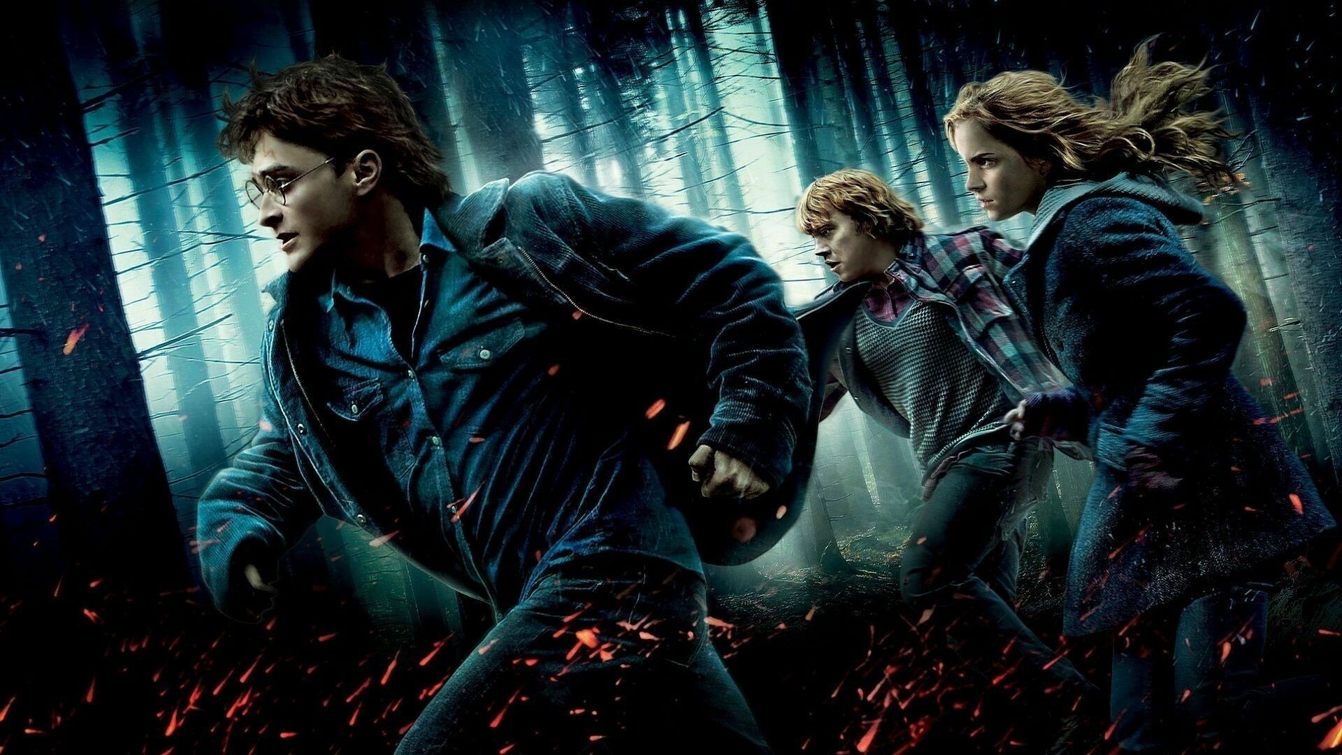 Harry, Hermione and Ron, Harry Potter Wallpaper, Full HD Desktop Harry, Hermione and Ron, Harry Potter Wallpaper, Full HD Desktop — 1920×1080 HD wallpaper