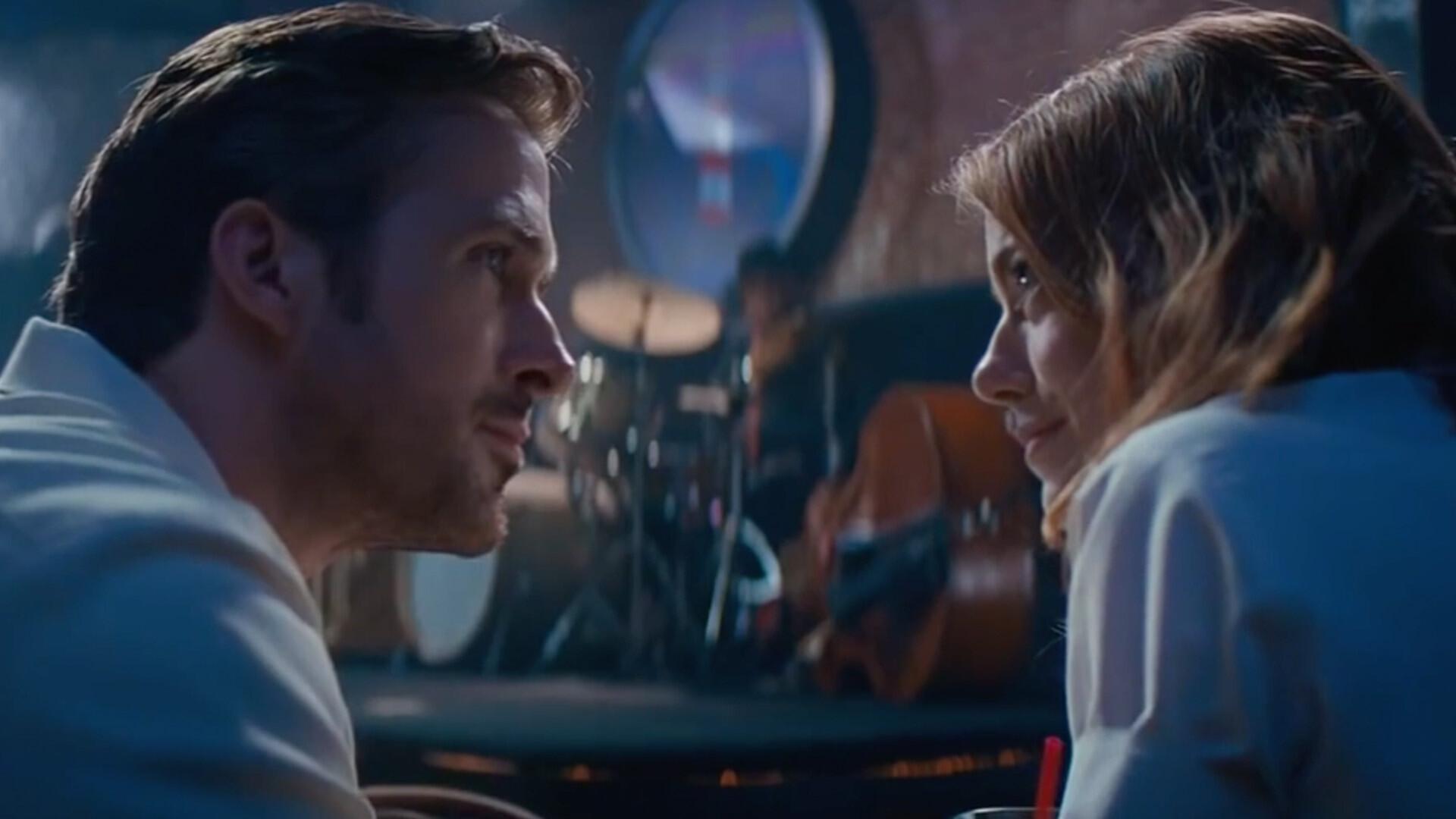 Ryan Gosling Sebastian, Emma Stone Mia, Jazz club scene Ryan Gosling Sebastian, Emma Stone Mia, Jazz club scene — 1920×1080 HD wallpaper