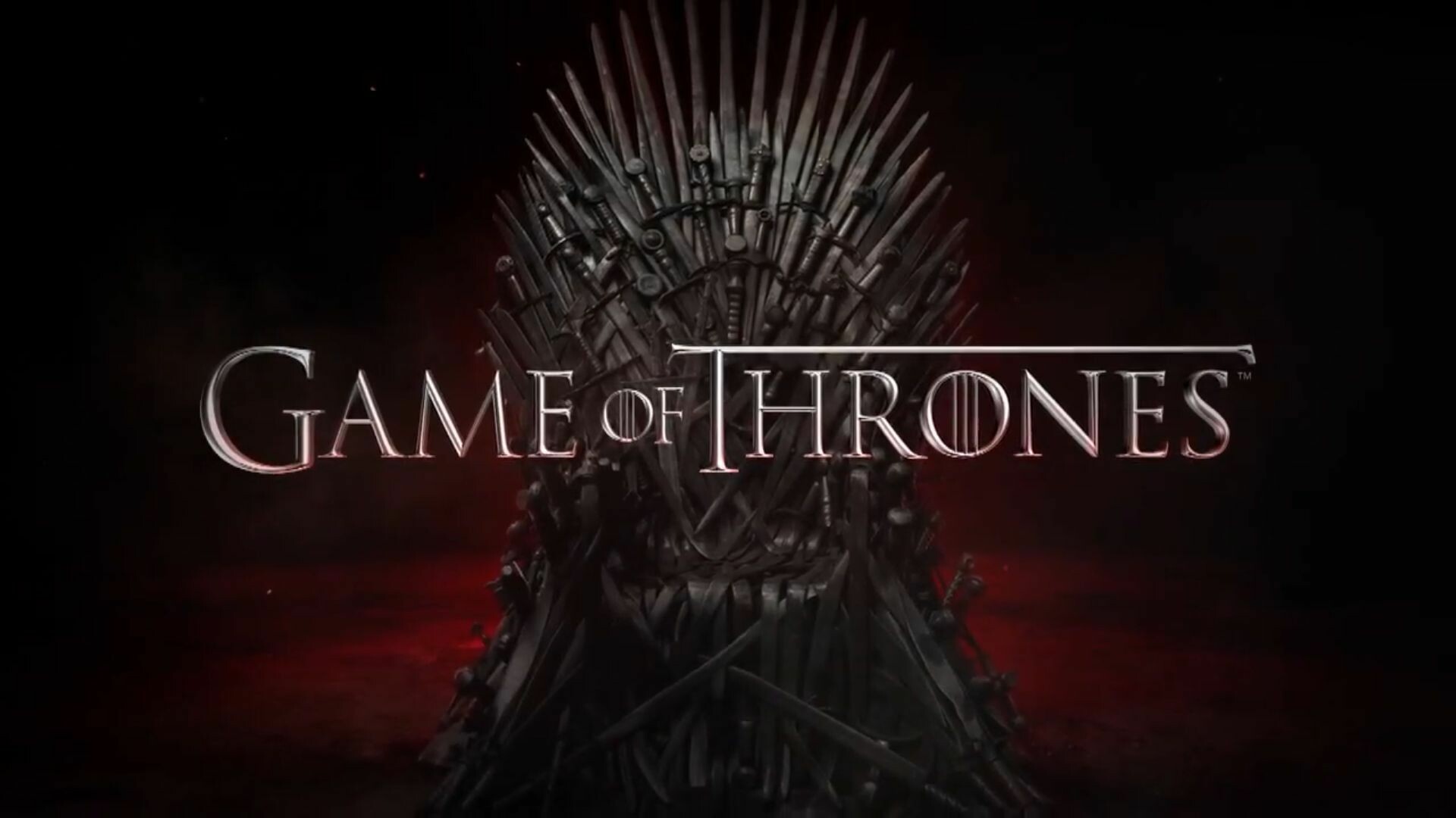 Iron Throne, Game of Thrones title logo, Blades of a thousand swords Iron Throne, Game of Thrones title logo, Blades of a thousand swords — 1920×1080 HD wallpaper