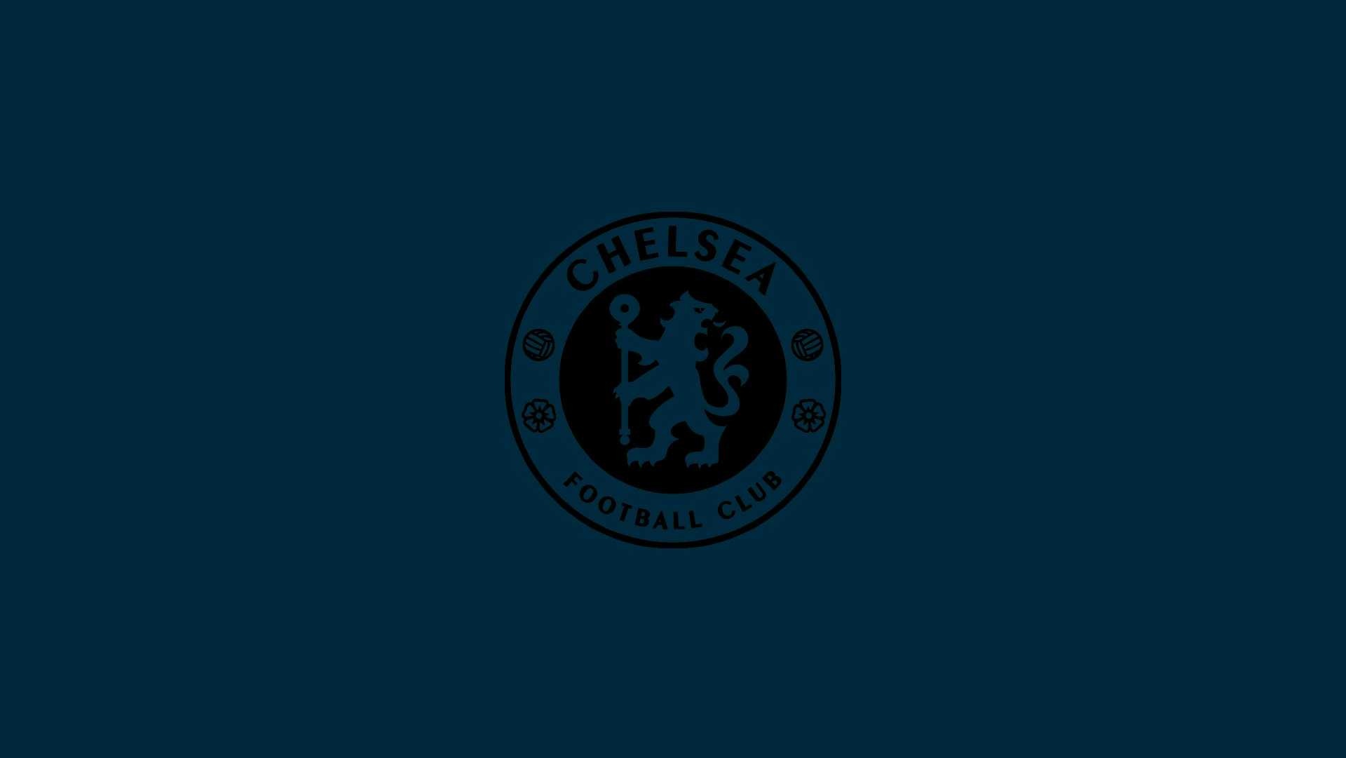 Chelsea FC crest, Minimalist dark navy logo, Monochrome blue tone Chelsea FC crest, Minimalist dark navy logo, Monochrome blue tone — 1920×1081 HD wallpaper