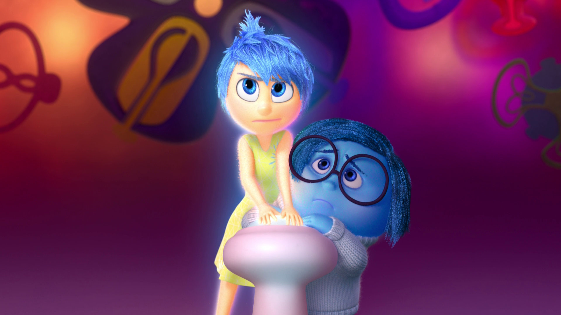 Joy (Inside Out), Sadness (Inside Out), Memory console orbs Joy (Inside Out), Sadness (Inside Out), Memory console orbs — 1920×1080 HD wallpaper