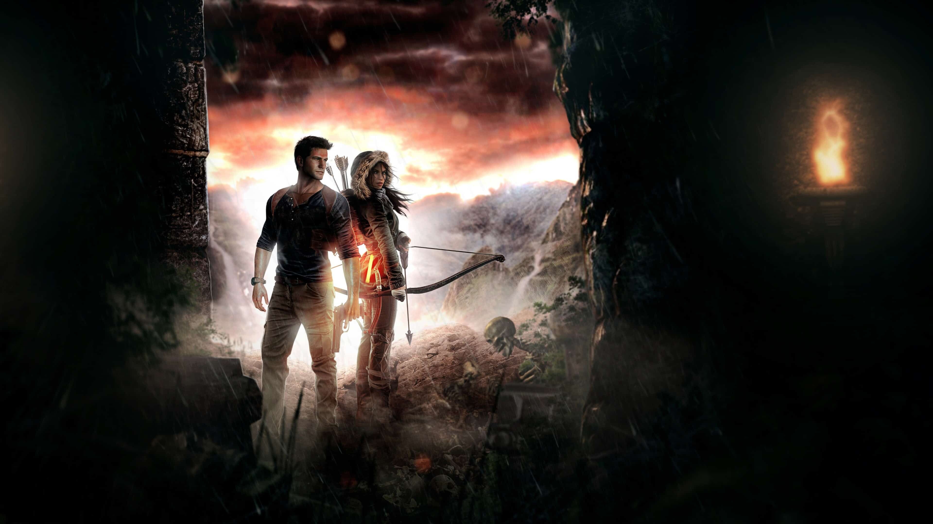 Tomb Raider and Uncharted, Uncharted Wallpaper, 4K Desktop Tomb Raider and Uncharted, Uncharted Wallpaper, 4K Desktop — 3840×2160 HD wallpaper