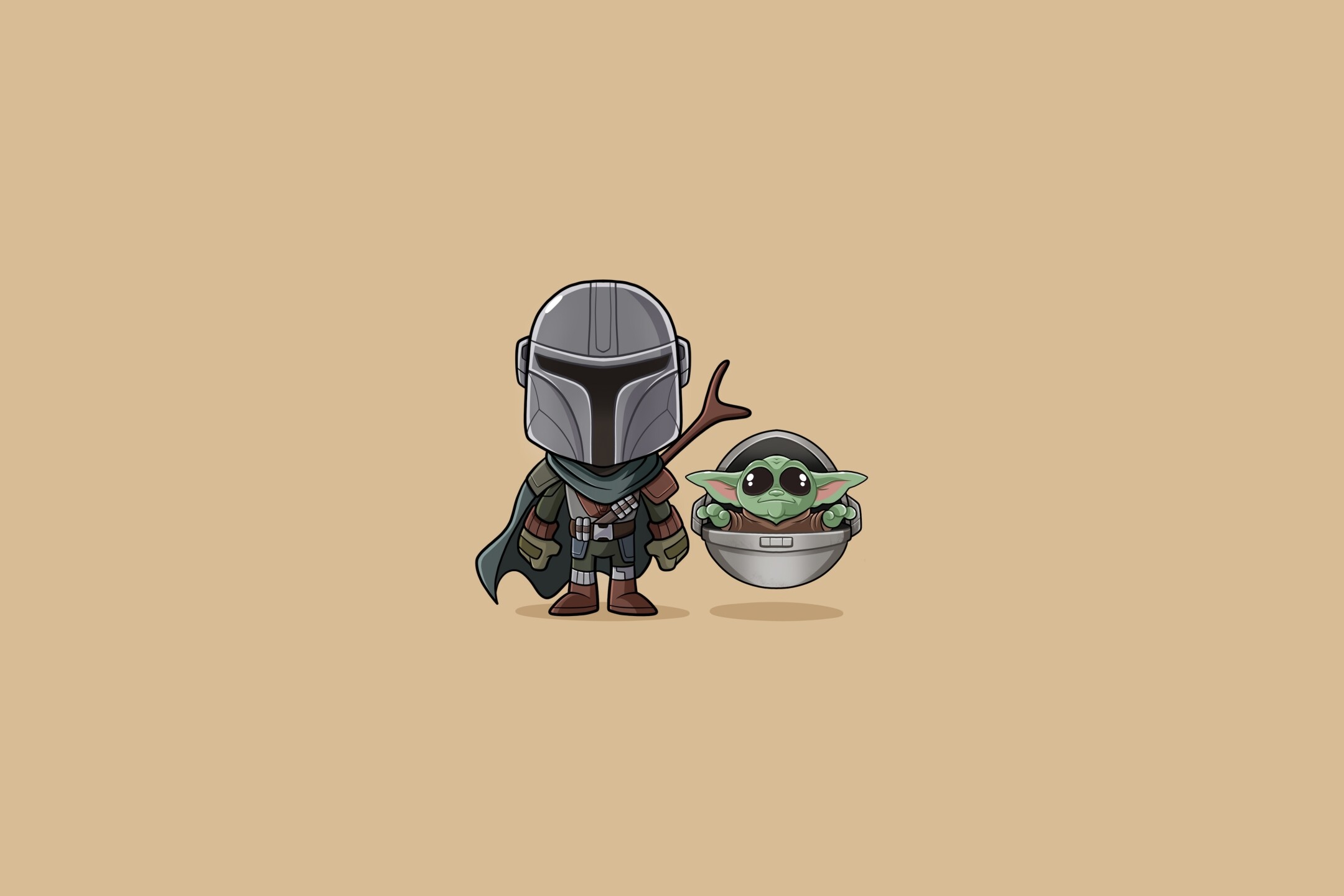 Artwork, The Mandalorian Wallpaper, HD Desktop Artwork, The Mandalorian Wallpaper, HD Desktop — 2160×1440 HD wallpaper