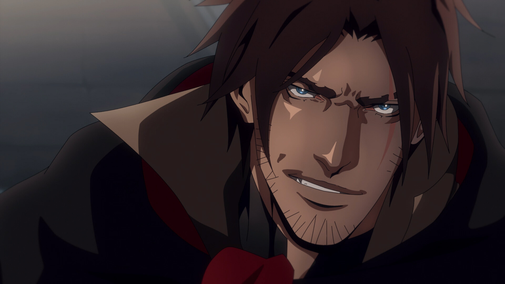 Trevor Belmont, Blue-eyed vampire hunter, Dark caped collar Trevor Belmont, Blue-eyed vampire hunter, Dark caped collar — 1920×1080 HD wallpaper