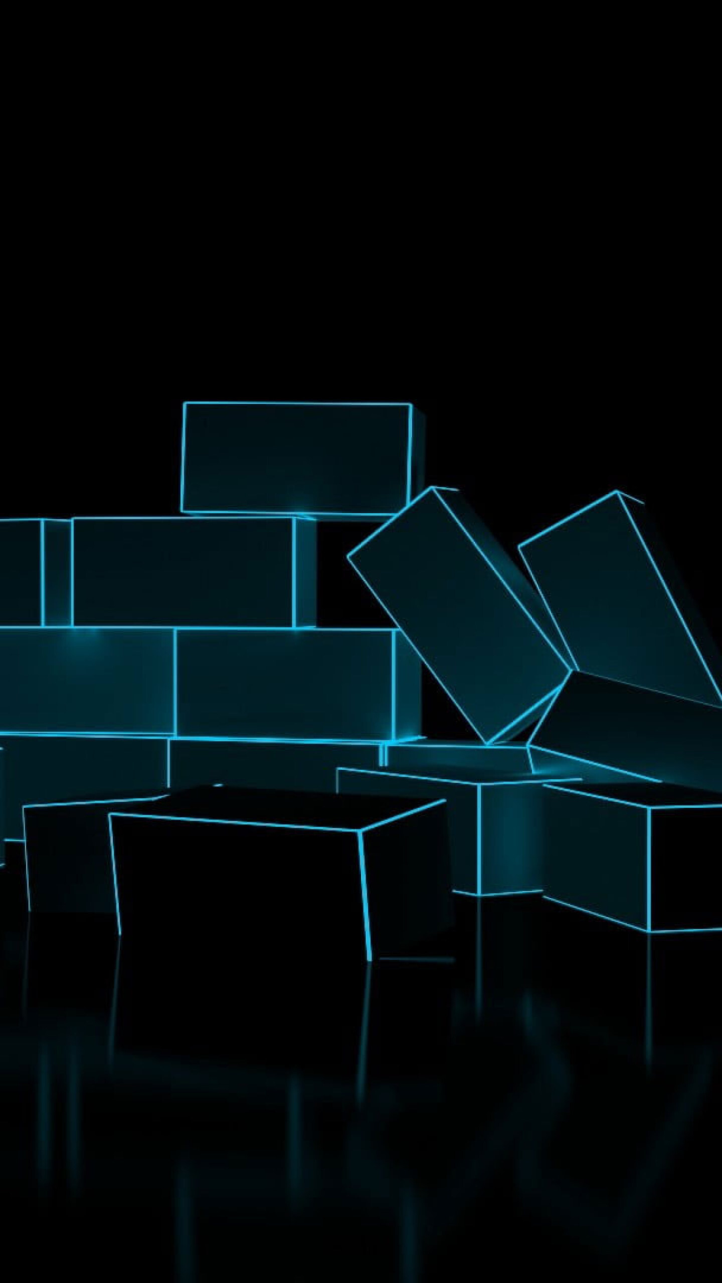 Bricks, Glow in the Dark Wallpaper, HD Phone Bricks, Glow in the Dark Wallpaper, HD Phone — 1440×2560 HD wallpaper