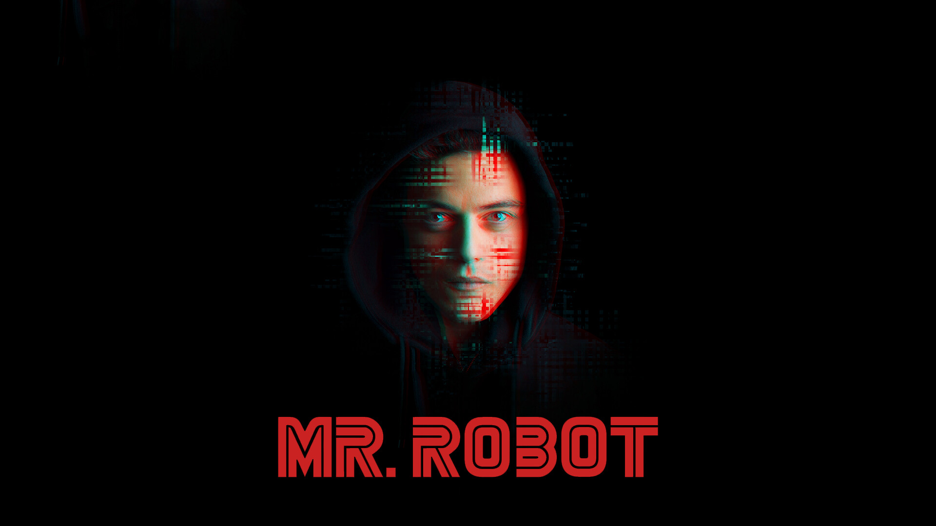 Elliot Alderson, MR. ROBOT, Red glitch hooded figure Elliot Alderson, MR. ROBOT, Red glitch hooded figure — 1920×1080 HD wallpaper