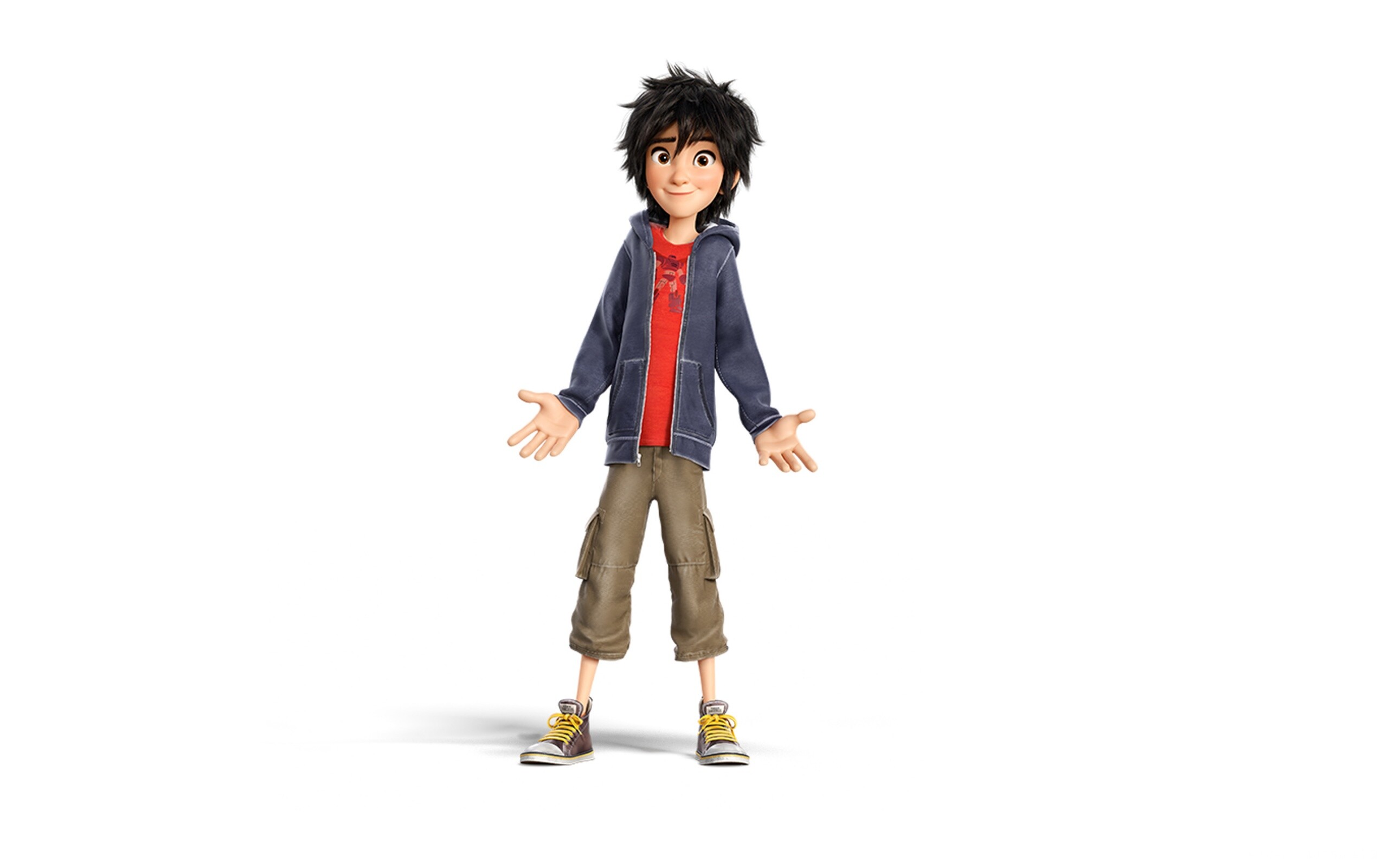 Hiro Hamada, Navy hoodie, Yellow sneakers Hiro Hamada, Navy hoodie, Yellow sneakers — 2560×1600 HD wallpaper