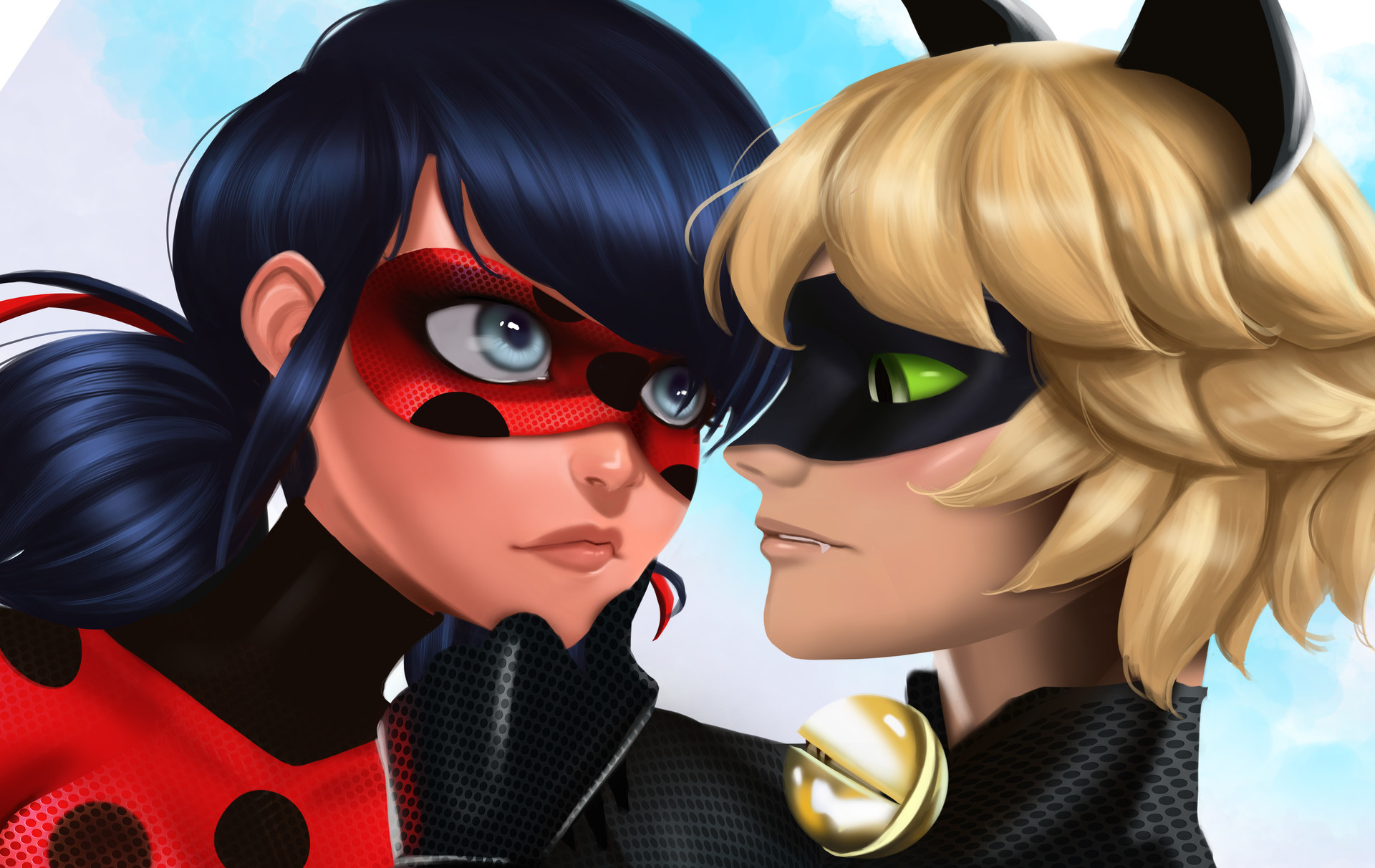 Artwork, Ladybug and Cat Noir Wallpaper, HD Desktop Artwork, Ladybug and Cat Noir Wallpaper, HD Desktop — 1920×1212 HD wallpaper