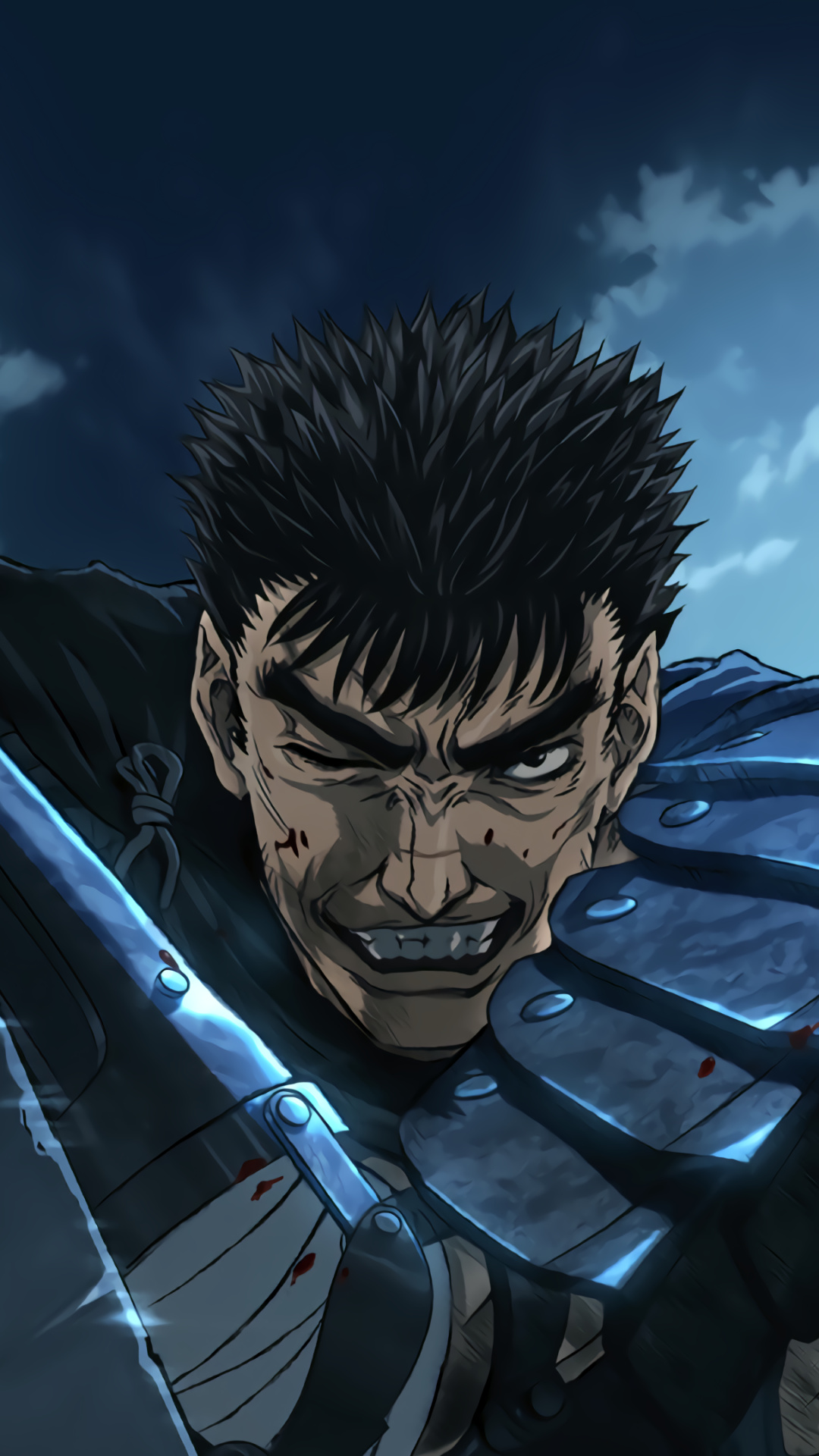 Guts Black Swordsman, Dragonslayer greatsword, Troll beast, Battle standoff Guts Black Swordsman, Dragonslayer greatsword, Troll beast, Battle standoff — 1080×1920 HD wallpaper