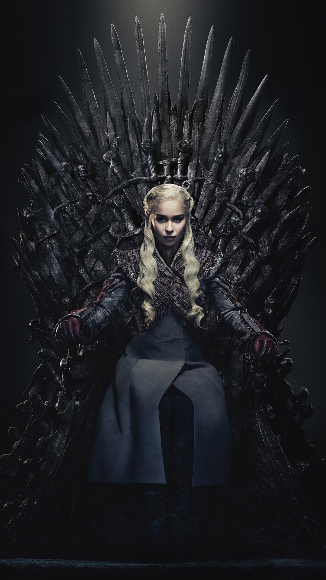 Daenerys Targaryen (Emilia Clarke), House Targaryen, Iron Throne, King's Landing Daenerys Targaryen (Emilia Clarke), House Targaryen, Iron Throne, King's Landing — 1080×1920 HD wallpaper