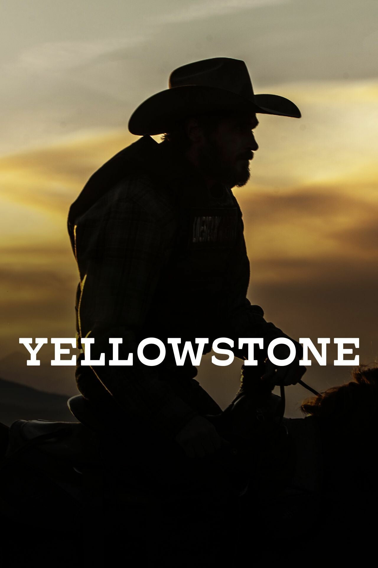John Dutton silhouette, Yellowstone title text, Cowboy on horseback sunset John Dutton silhouette, Yellowstone title text, Cowboy on horseback sunset — 1280×1920 HD wallpaper