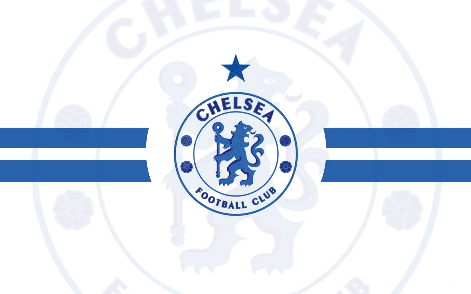 Chelsea FC crest, Blue horizontal stripes, Champions star Chelsea FC crest, Blue horizontal stripes, Champions star — 1920×1200 HD wallpaper