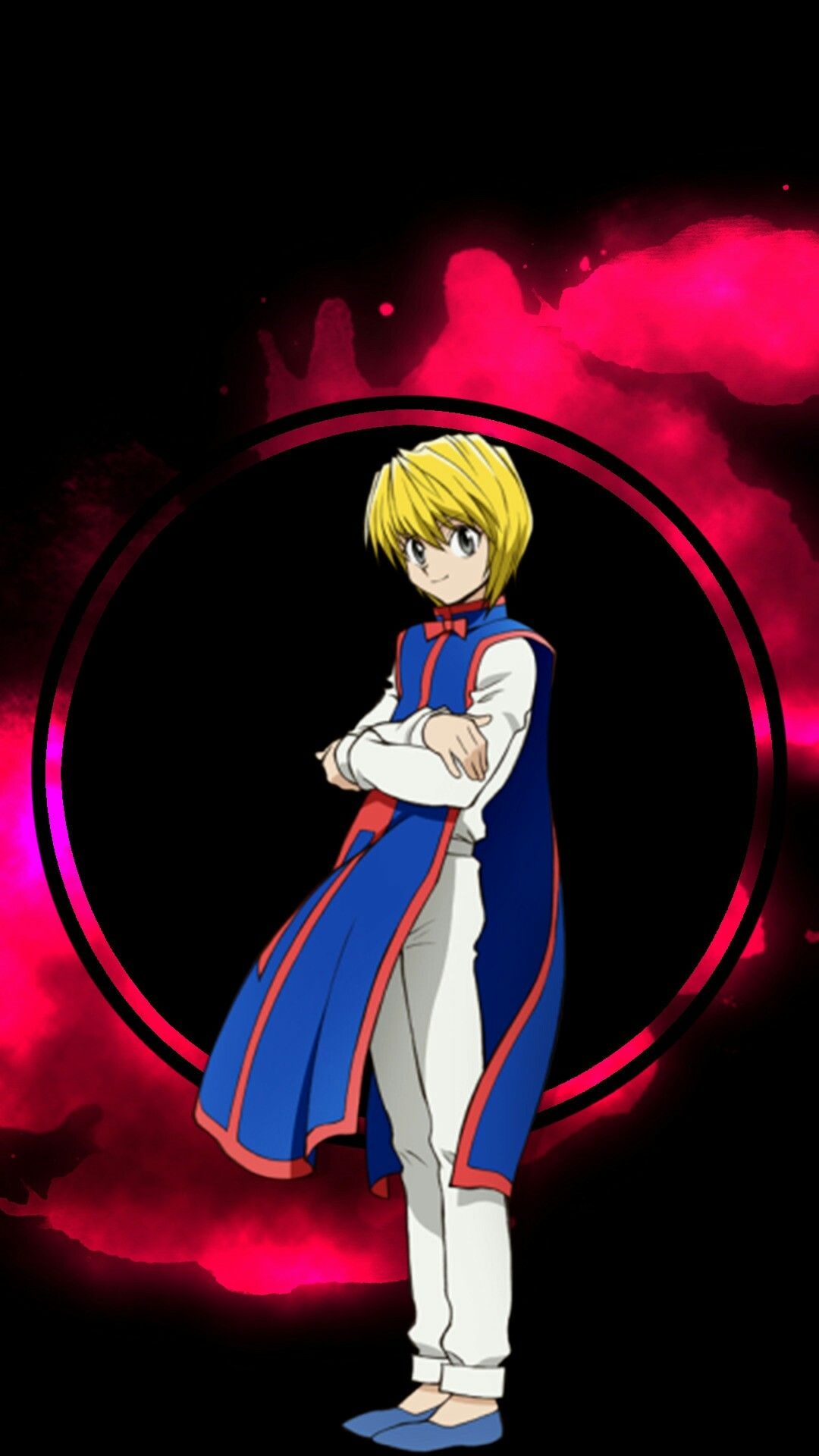 Kurapika, Blue Kurta tabard, Crimson smoke ring Kurapika, Blue Kurta tabard, Crimson smoke ring — 1080×1920 HD wallpaper