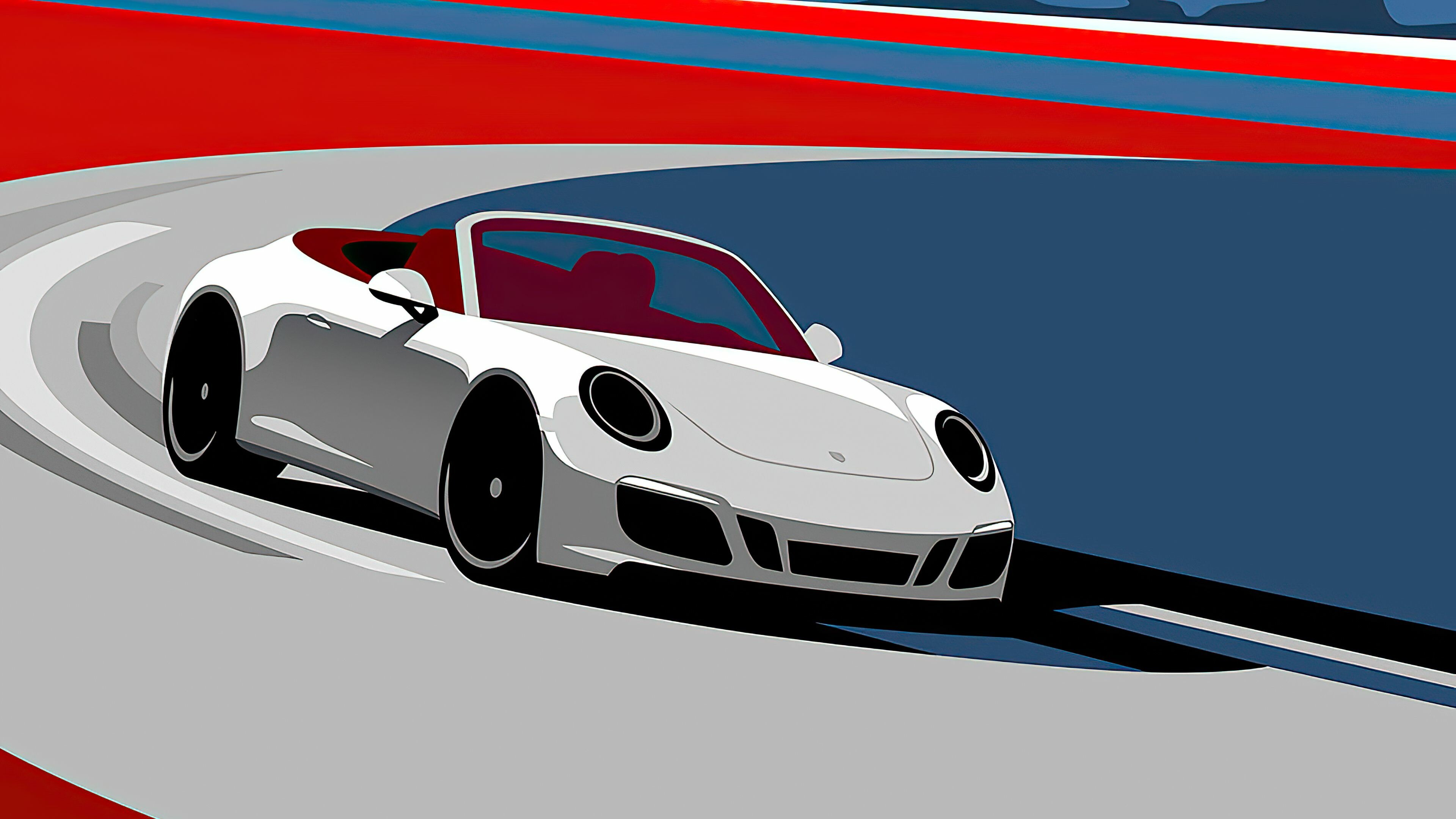 Artwork, Porsche Wallpaper, 4K Desktop Artwork, Porsche Wallpaper, 4K Desktop — 3840×2160 HD wallpaper