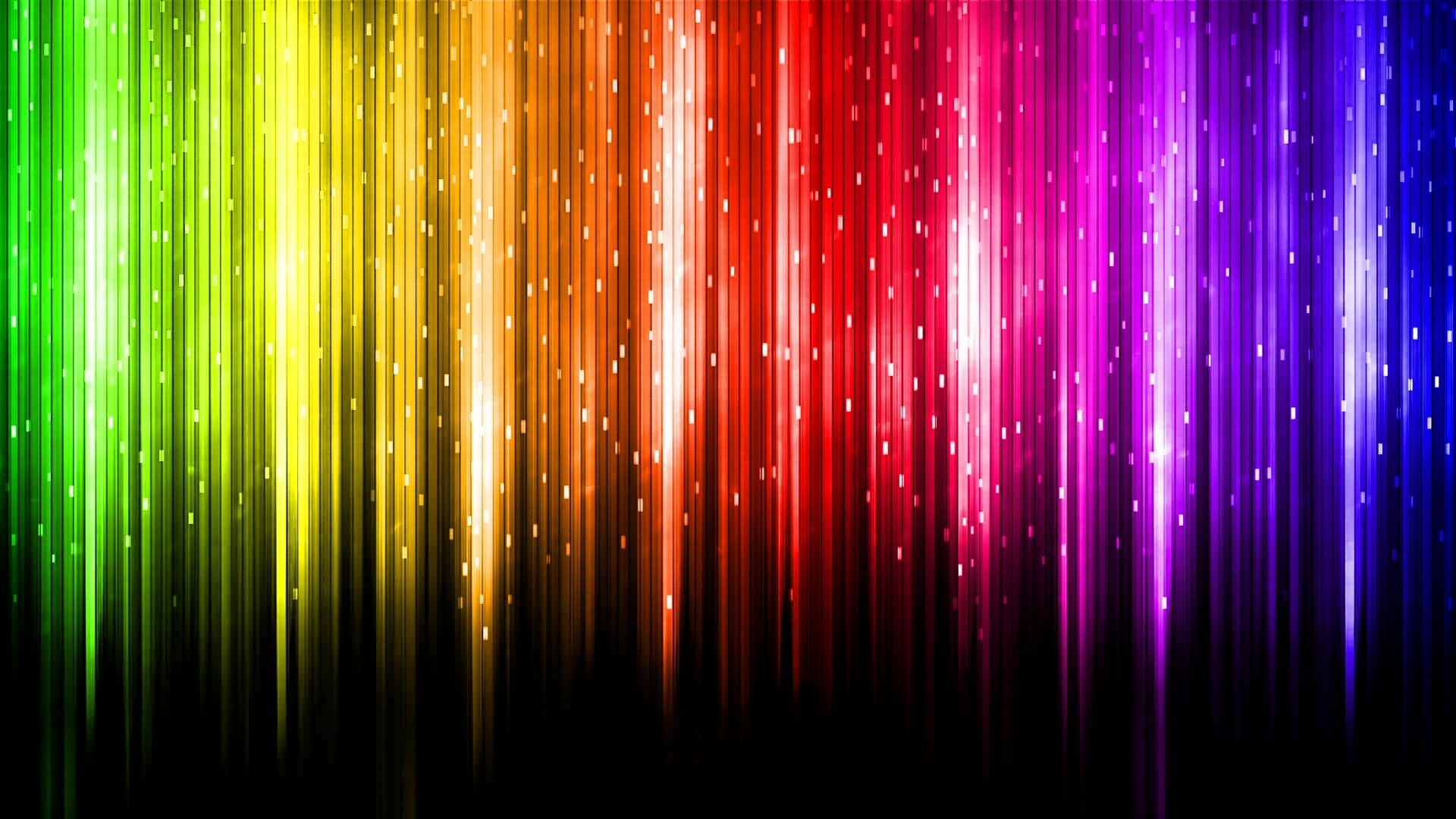 Vertical rainbow streaks, Glowing spectrum bars, Dark abstract backdrop Vertical rainbow streaks, Glowing spectrum bars, Dark abstract backdrop — 1920×1080 HD wallpaper