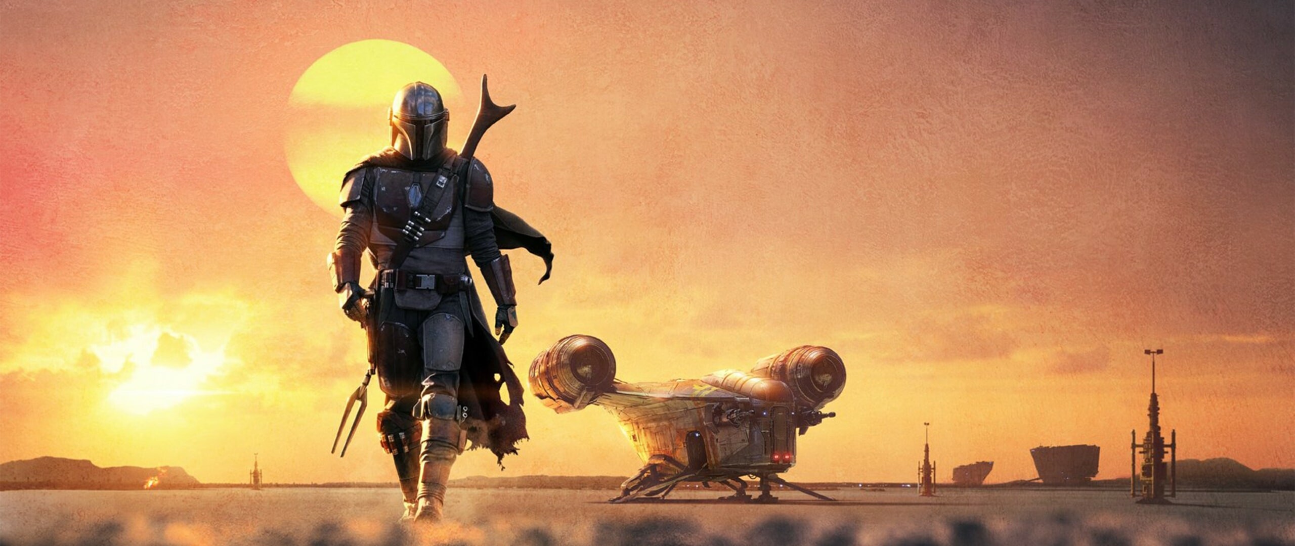 The Mandalorian, Star Wars Wallpaper, Dual Screen Desktop The Mandalorian, Star Wars Wallpaper, Dual Screen Desktop — 2560×1080 HD wallpaper