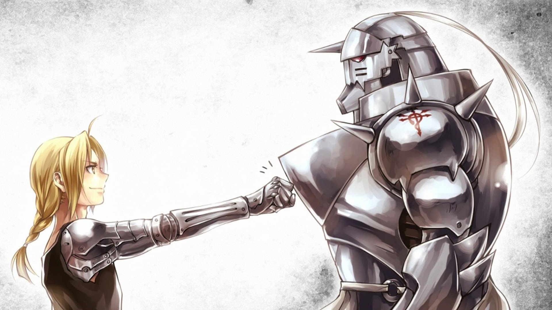 Edward Elric, Alphonse Elric armor, Flamel cross symbol Edward Elric, Alphonse Elric armor, Flamel cross symbol — 1920×1080 HD wallpaper